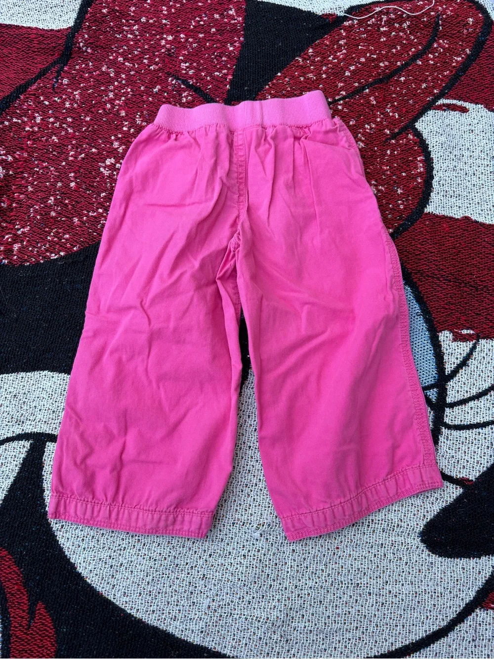 VINTAGE Y2K CIRCO PINK EMBROIDERED HEART PANTS GIRLS SIZE 24 MONTHS